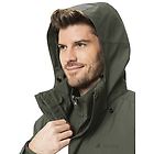 Vaude idris 3in1 parka iii m giacca trekking uomo green m