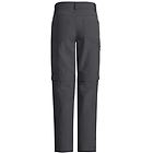 Vaude detective antimos pantaloni zip-off bambino grey 122