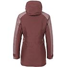 Vaude skomer parka ii giacca trekking donna dark red i46 d42