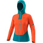 Dynafit traverse dst w giacca antivento donna orange/green xl