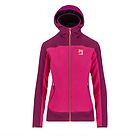 Karpos parete w giacca con cappuccio donna pink/dark pink m