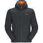 Rab xenair alpine light giacca trekking uomo black/orange s