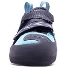 Evolv kira scarpette da arrampicata donna black/light blue 1,5 uk