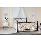 Relax E Design letto in ferro matrimoniale nero grafite art.alb01 (testiera + giroletto + pediera 160x190 10 giorni