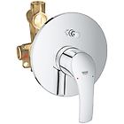 Grohe set miscelatori eurosmart lavabo bidet e doccia incasso con deviatore in ottone cromato con piletta 