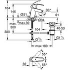 Grohe set miscelatori eurosmart lavabo e bidet in ottone cromato con piletta di scarico inclusa