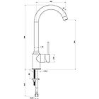 Jacuzzi miscelatore per lavello granito avena lion di piralla