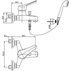 Piralla gruppo vasca esterno con doccia duplex ariel ottone cromato made in italy 0re00003a16