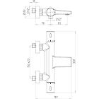 Jacuzzi gruppo vasca esterno con duplex doccia rubinetteria beam termostatico