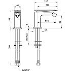 Jacuzzi miscelatore bidet rubinetteria beam per piletta click clack