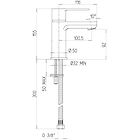 Jacuzzi miscelatore lavabo rubinetteria eolo ottone cromato per piletta clic clac 0e000086ja00