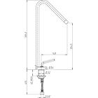 Jacuzzi miscelatore lavabo alto lumos di rubinetteria per piletta click clack