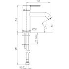 Jacuzzi miscelatore lavabo rubinetteria sunset nero per piletta click clack