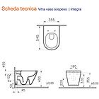 Vitra vaso wc rimless integra sospeso