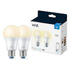 Wiz lampadina led 806 lumen dimmerabile luce calda 2700°k 2 pezzi- e27