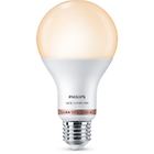 Philips lampadina led a67 e27, lampadina intelligente, bianco