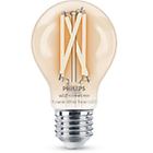 Philips lampadina led filament chiaro a60 e27, lampadina intelligente, trasparente