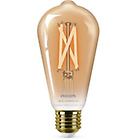 Philips lampadina led filament led st64 e27 ambra