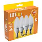 Beghelli lampadina led liteled.6 oliva lampadina led forma: c35/37 e14 7 w 58043