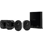 Arlo vms5440 kit con 4 videocamere wireless ultra hd 4k colore nero