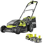 Ryobi tosaerba hybrid lithium + 18vx2 5.0 ah d.37 cm. ki