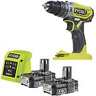 Ryobi r18pd2-215g trapano avv perc. 18v x2 / 1,5ah a/10