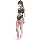 Icebreaker anatomica seamless reggiseno sportivo supporto medio donna blue xs