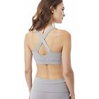 Mandala cross back gots reggiseno sportivo sostegno medio donna grey s