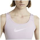 Nike swoosh icon clash reggiseno sportivo a supporto medio donna pink l