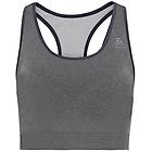 Odlo seamless medium ceramicool (cup b) reggiseno sportivo supporto medio grey/light grey xl