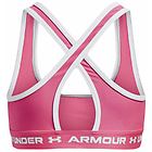 Underarmour under armour crossback mid solid j reggiseno sportivo sostegno medio ragazza pink ys