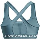 Underarmour under armour crossback mid w reggiseno sportivo medio sostegno donna light blue xs