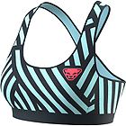 Dynafit trail graphic reggiseno sportivo a medio sostegno donna dark blue/light blue/red s