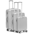 Roncato flight set 3 trolley bagaglio a mano, medio, grande