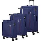 American Tourister samsonite hyperspeed set 3 trolley: cabin, medio, grande