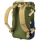 Topo Designs rover pack zaino green/blue