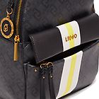 Liu Jo liujo zaino donna nero con logo all over