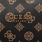 Guess zaino grande donna linea house party colore mocha logo