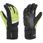 Leki max jr guanto da sci bambini black/lime/white 6