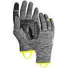 Ortovox fleece light m guanti scialpinismo uomo grey/yellow m