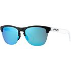 Oakley frogskins lite occhiali da sole sportivi matte black/blue
