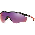 Oakley m2 frame xl prizm road occhiali bici black/red