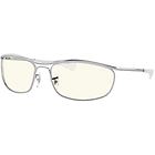 Rayban ray-ban occhiali da sole ray-ban olympian i deluxe everglasses clear evolve rb 3119m (003/bl)