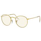 Rayban ray-ban occhiali da sole ray-ban round metal everglasses clear evolve rb 3447 (9196bl)