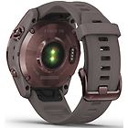 Garmin fenix 7s solar sapphire orologio gps multisport light red/light grey