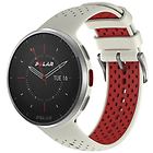 Polar pacer pro orologio gps multisport white/red s-l (wrist circumference 130-210 mm)