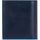 Piquadro portafoglio uomo verticale in pelle blu pu5963b2r