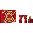 Versace eros flame eau de parfum spray 50ml set 3 parti