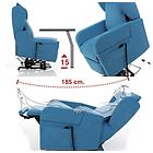 Relax E Design poltrona relax lift (alzapersona) braccioli removibili, 2 motori karol (verona 759 cons 2 settim)