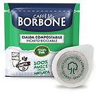 Caffitaly caffè borbone 150 cialde borbone miscela verde dek compatibili con sistema ese 44mm